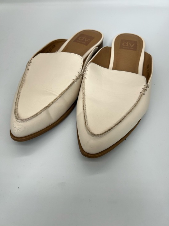 DV by Dolce Vita Shoes - DV by Dolce Vita Cream Pointed Slip-On Mules